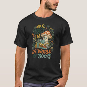 Verloren in einer Welt der Bücher T-Shirt – Gemütl