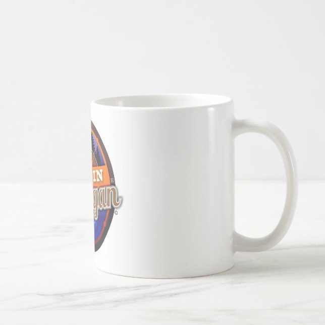Verloren in Michigan-Tasse Kaffeetasse (Rechts)
