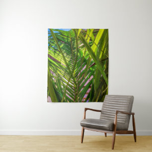 Verloren in Palm Fronds Tapestry Wandteppich