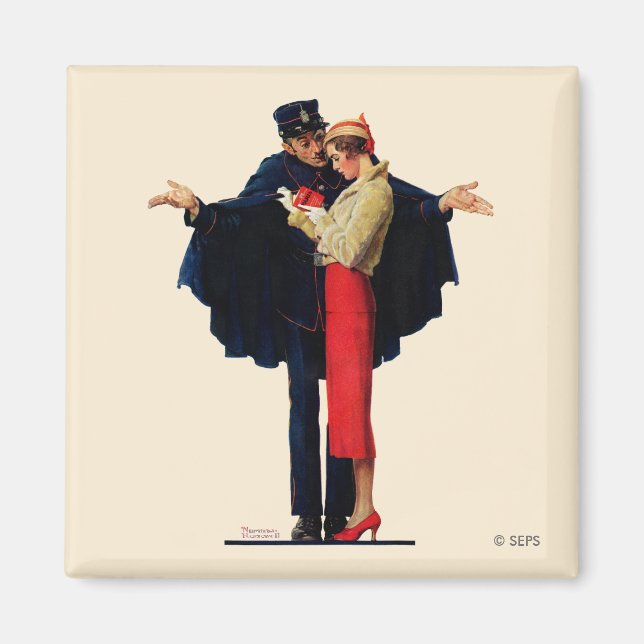 Verloren in Paris Magnet (Vorne)