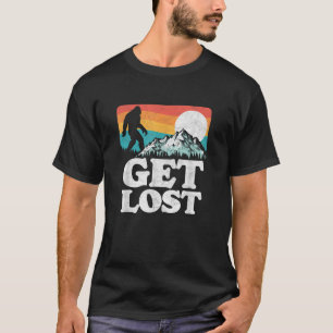 Verlorene Bigfoot Mountains Outdoor 80er Graphic T T-Shirt