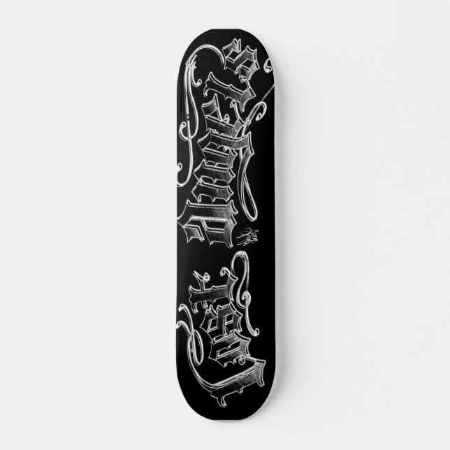 Verlorene Engel - besonders angefertigt Skateboard (Vorne)