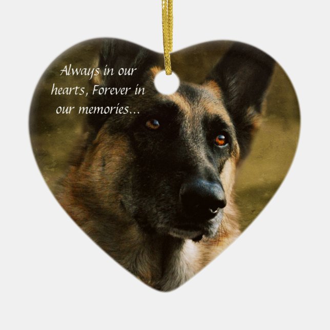 Verlorene Haustier-Verzierung Keramikornament (Vorne)