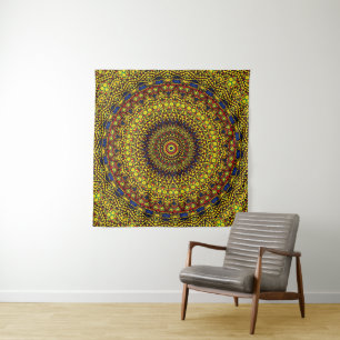 Verlorene Mandala Wandteppich