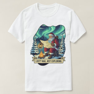 Verlorene Nah nur, das Santa Design zu erkunden T-Shirt