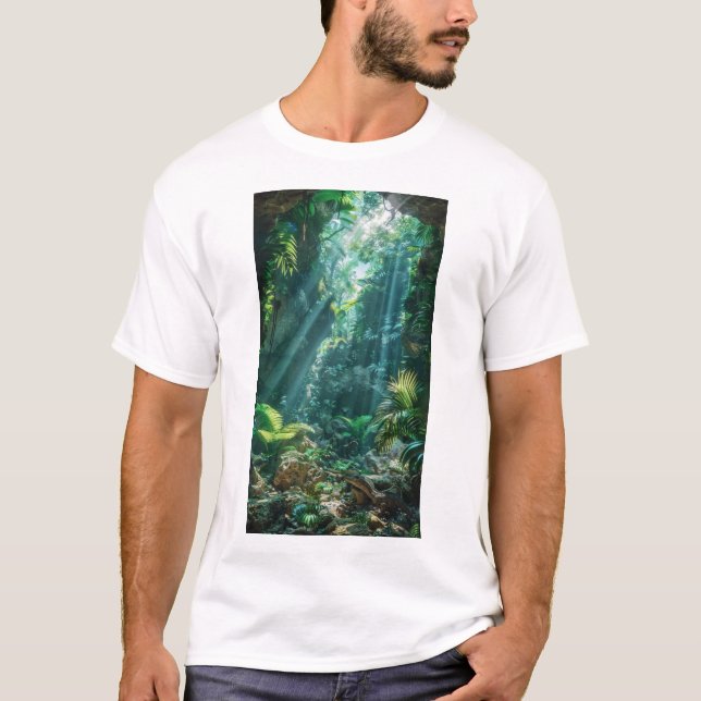 Verlorene Welt - Begraben in der Torrent der Zeit" T-Shirt (Vorderseite)