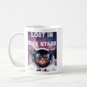Verlorener Astronaut Katzenbecher  Kaffeetasse