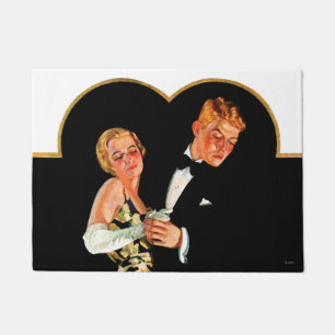 Verlorener Hosenträger Fußmatte