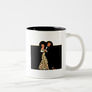 Verlorener Hosenträger Zweifarbige Tasse