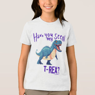 Verlorener T-Rex – Dino-Abenteuer-T-Shirt Tri-Blend Shirt