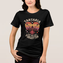 Verlorenes Tartaria-Valentinstags-T-Shirt Tri-Blend Shirt