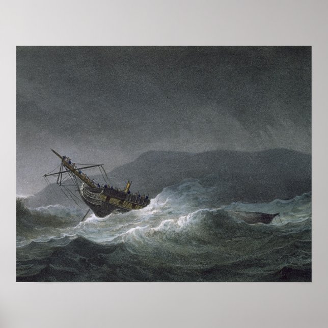 Verlust der Blanche, von Abrevack, 4. März, 1807 Poster (Vorne)