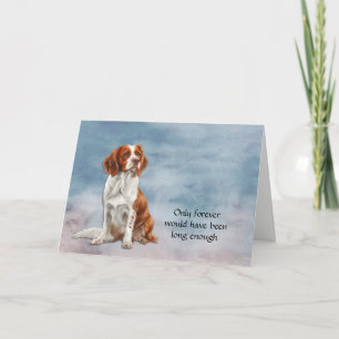 Verlust der Bretagne Beileid Condolence Card Feiertagskarte