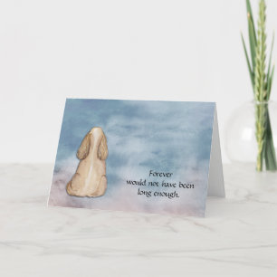 Verlust der Cocker Spaniel Beileid Sympathy Card Feiertagskarte
