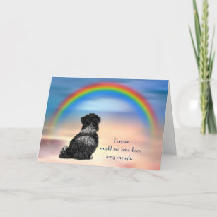 Verlust der Havanese Hund Sympathy Card Feiertagskarte
