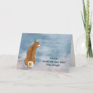 Verlust der Shiba Inu Dog Sympathy Card  Feiertagskarte