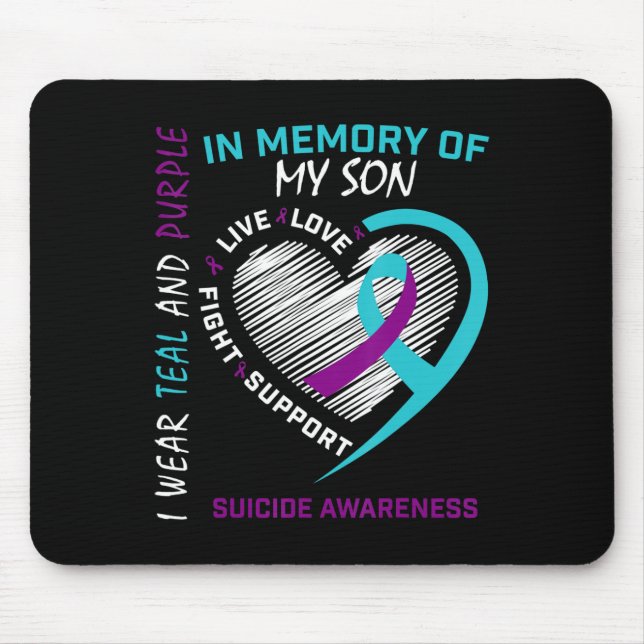 Verlust des Kindes im Gedächtnis meines Sohnes Sel Mousepad (Vorne)