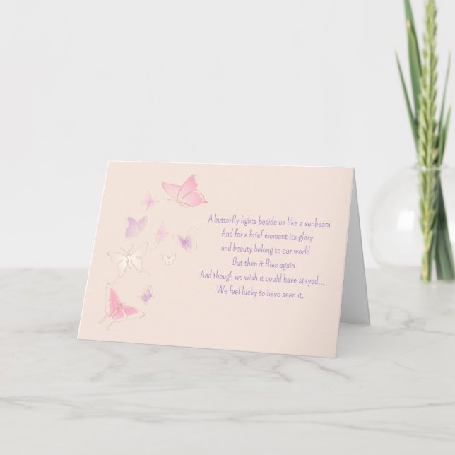 Verlust des Säuglings Girl Pink Butterflies Beilei (Vorderseite)