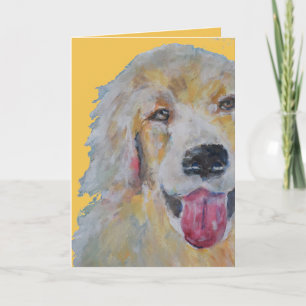 Verlust des Tieres   Hund   Beileid-Karte Golden R Karte