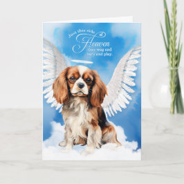 Verlust eines Cavalier King Charles Dog Pet Beilei Karte