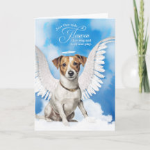 Verlust eines Hundes Jack Russell Terrier Pet Beil
