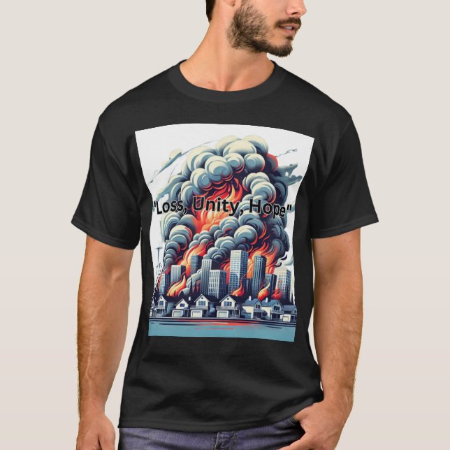 "Verlust, Einheit, Hoffnung" T-Shirt (Vorderseite)