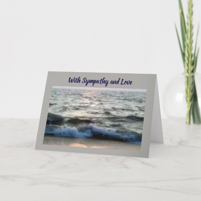 ***VERLUST IHRER MUTTER*** LIEBE UND BEILEID KARTE (Vorderseite)