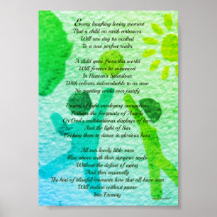 Verlust von Kindergedicht, digitalisiert unter 2 D Poster