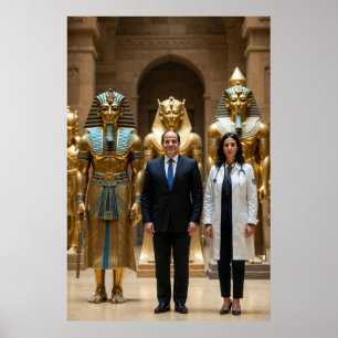 Vermächtnis Ägyptens Präsident El-Sisi heißt die Poster
