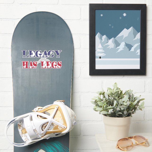 Vermächtnis hat Lege Aufkleber (Snowboard)