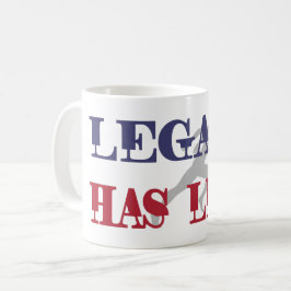 Vermächtnis hat Lege Kaffeetasse
