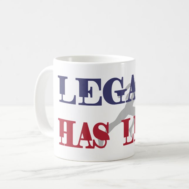 Vermächtnis hat Lege Kaffeetasse (Vorderseite Links)