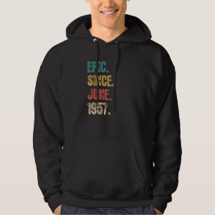 Vermächtnis seit Juni 1957 65 Jahre alt 65. Geburt Hoodie