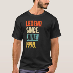 Vermächtnis seit Juni 1990 32 Jahre alt 32. Geburt T-Shirt