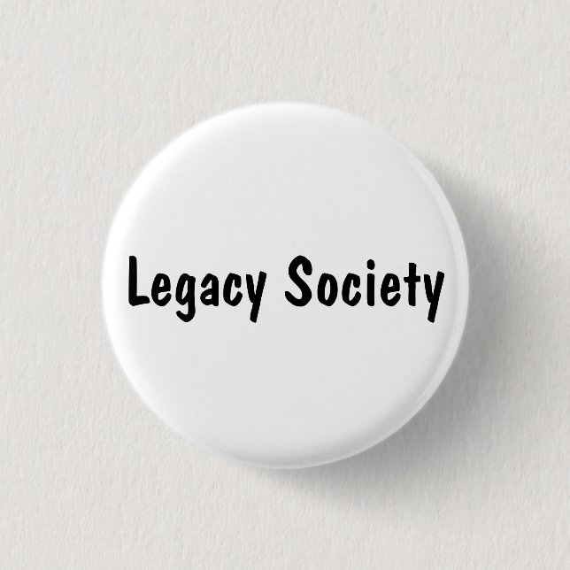 Vermächtnisgesellschaft Button (Vorderseite)