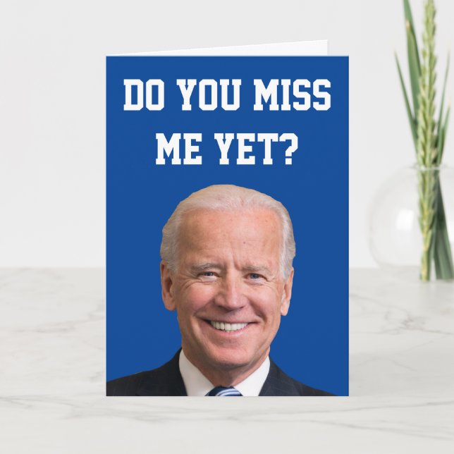Vermagst du Joe Biden noch? Karte (Vorderseite)