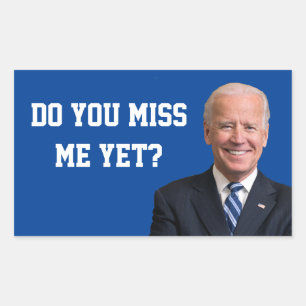 Vermagst du Joe Biden noch? Rechteckiger Aufkleber