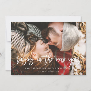 Vermählung Weihnachtskarte, Save the Date Weihnach