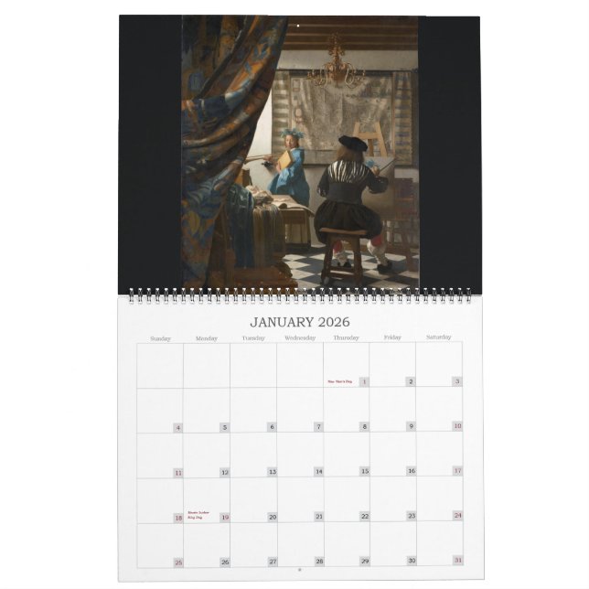 Vermeer 2016 enorm kalender (Jan 2026)