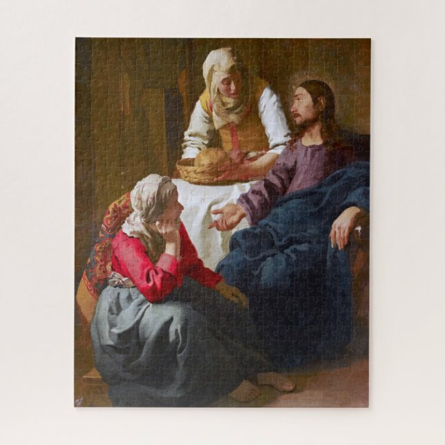 Vermeer - Christ in the House of Martha and Mary (Vertikal)