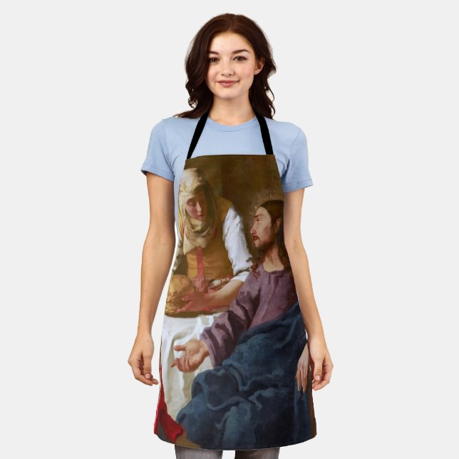 Vermeer - Christus im Haus von Martha und Maria Schürze (Getragen)