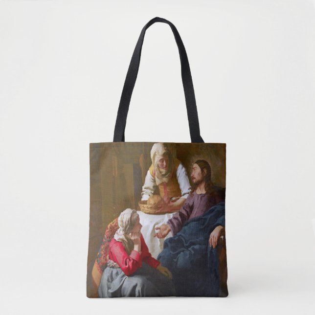 Vermeer - Christus im Haus von Martha und Maria Tasche (Vorderseite)