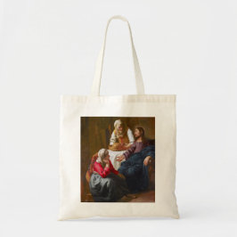 Vermeer - Christus im Haus von Martha und Maria Tragetasche
