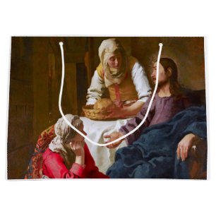 Vermeer - Christus im Hause von Martha und Maria Große Geschenktüte
