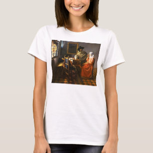 Vermeer das Glas des Weins T-Shirt