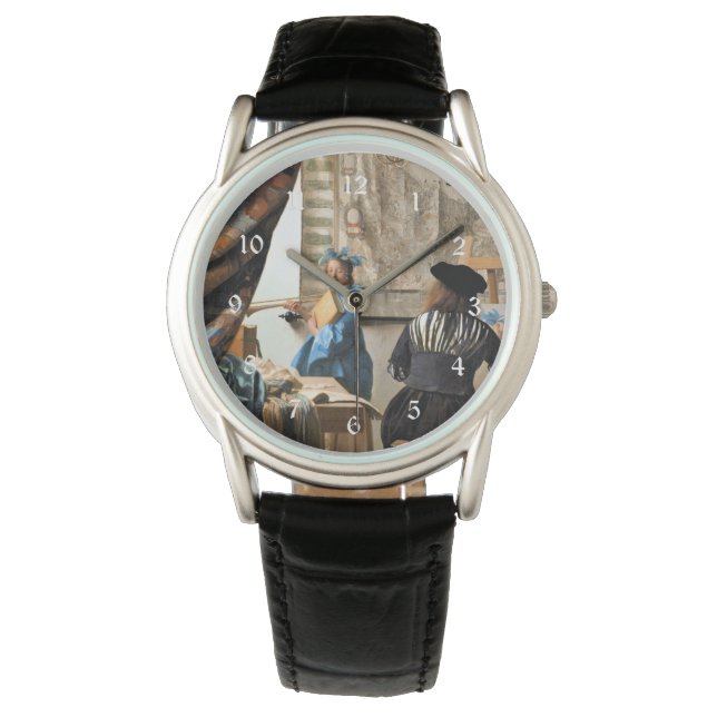 Vermeer - Die Kunst der Malerei Armbanduhr (Vorderseite)