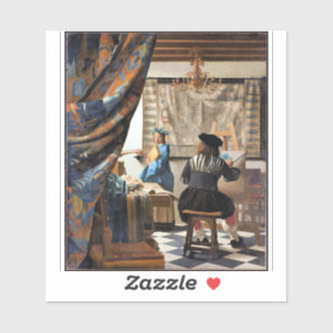 Vermeer - Die Kunst des Malens Aufkleber