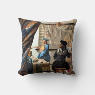 Vermeer - Die Kunst des Malens Kissen