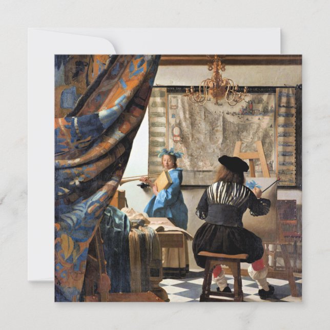Vermeer - Die Malkunst (Vorderseite)