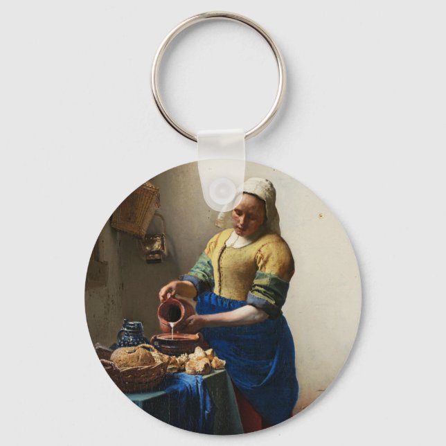 Vermeer Die Schlüsselkette der Milchmädchen Schlüsselanhänger (Vorderseite)